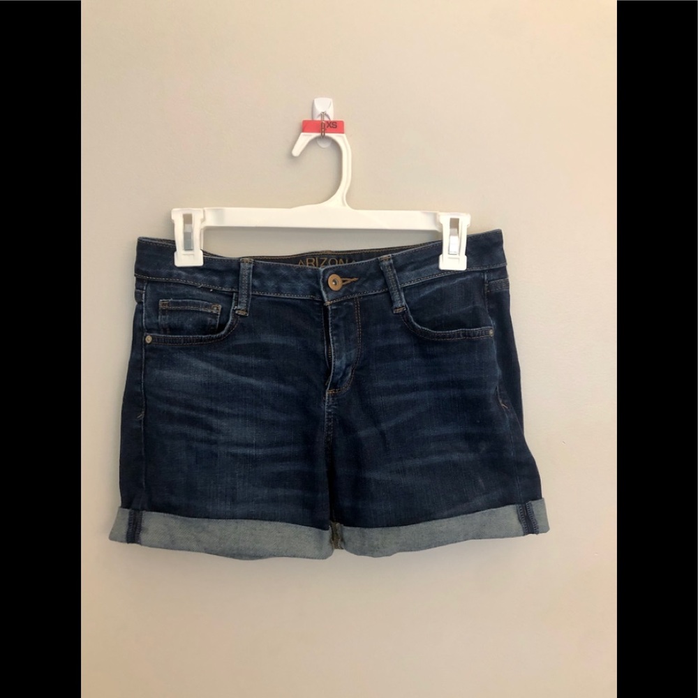 Mid-thigh Denim Shorts